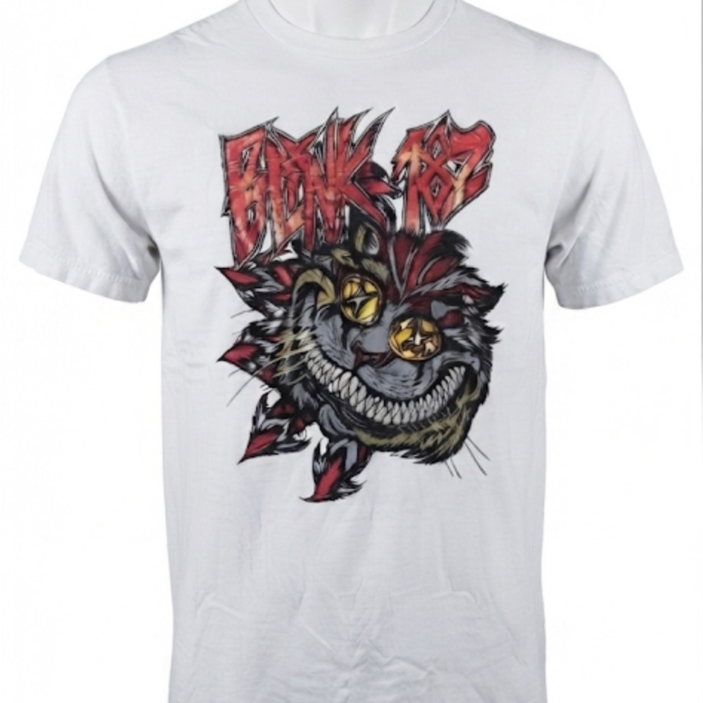 Pacifica Vtg Y2K  Blink-182 debut album "Cheshire Cat" t-shirt